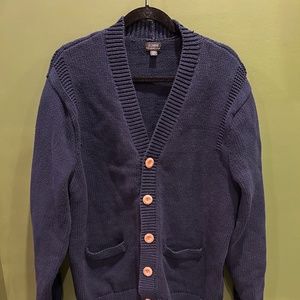J. Crew Mens Cotton Knit Chunky Cardigan